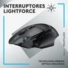 Belaidė žaidimų pėlė Logitech G502 X Lightspeed, Juodos spalvos