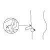 Nexus - Forge Vibrating Adjustable Lasso Silicone Cock Ring Juodas