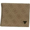 Guess, Vezzola, Textile Wallet, Small Billfold, SMVZLALEA20, Brown, For Men