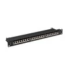 LANBERG patch panel 24 port 1U cat.7 FTP juodas