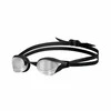 Veidrodiniai plaukimo akiniai Arena Cobra Core Swipe, sidabro sp.-juodi