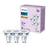 Signify Philips LED classic Lampa 50W GU10 Ciepła biel 355lm Sidabrinė 3er P