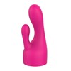 Rožinė Nalone Pebble Silicone Wand Attachment Rožinė 11.5cm Flexible Design