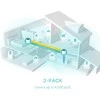 TP-Link Wi-Fi Maršrutizatorius Deco X55 AX3000 (2pcs), 3000Mbps, LAN/WAN, 802.11ac, Baltas EU