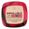 „L'Oréal Paris Infaillible 24H Fresh Wear Foundation In A Powder Makeup“ moterims, 9 g