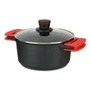 Kinvara Puodas Molten Juodas Aliuminio ( 24 cm)