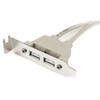 „StarTech Track“ 2x USB 2.0 (USBPLATELP)