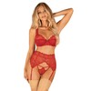 Obsessive - Lonesia garter belt Raudona L/XL