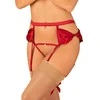 Pas stringi otwarte komplet obsessive rubinesa s/m