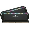 RAM 64 GB „Corsair DIMM 6600“ (2 x 32 GB) dvigubos atminties rinkinys (juodas. CMT64GX5M2B6600C32. „Dominator Platinium“. INTEL XMP)
