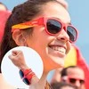 Sunfold Raudona Sulankstomi Ispanijos Pasaulio Taurės Akiniai Nuo Saulės