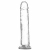 Inline Vertical Addiction - Crystal Addiction Vertikalus dildo (be kamuoliukų) 23 cm