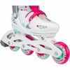 Riedučiai Nijdam Sk8 Star, balta sp./rožinė sp., 33-36