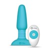 Dreamtoys B-Vibe – ratlankio nuotolinio valdymo kištukas 2 žalsvai mėlynas