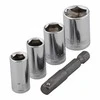 Wolfcraft Rinkinys nasadek 1/4 cala 7, 8, 10, 13 Wolfcraft