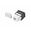 LANBERG KSU6-2000 Keystone modulis be įrankių RJ45->LSA 180deg UTP Cat.6