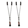 Cecotec S&amp;M - Ruby Juodas Nipple Clips