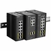 Šakotuvas D-Link 12 PORT L2 MANAGED SWITCH/WITH 8X10/100/1000BASET(X) PORTS IN