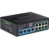 Šakotuvas Jungiklis TRENDnet TRENDnet jungiklis 10 prievadų pramoninis Gbit PoE++ Din-Rail