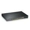 ZYXEL GS2220-28HP, ES REGIONAS, 24 PRIEVADŲ GBE L2 POE KOMUTATORIUS SU GBE UPLINK (1 METŲ NCC PRO PACK LICENCIJA) (5 METŲ GARANTIJA)