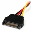 "StarTech Molex" - SATA, 0,15 m, kelių spalvų (LP4SATAFM6IN)