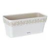 Stefanplast Vazonas OPERA GAIA lovelis su vand. rez. 2,75 L 30x13x12 cm balta sp. 88700 STEF