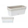 Stefanplast Vazonas OPERA GAIA lovelis su vand. rez. 2,75 L 30x13x12 cm balta sp. 88700 STEF