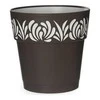 Stefanplast Self-watering pot Gaia Antracito Plastmasinis (25 x 25 x 25 cm)