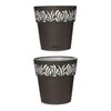 Stefanplast Self-watering pot Gaia Antracito Plastmasinis (25 x 25 x 25 cm)
