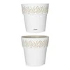 Vazonas STEFANPLAST OPERA GAIA 7,5 L, Baltas