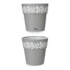 Bikuva.lt Vazonas OPERA GAIA su vand. rez. 11,8 L D30xH29 cm pilka sp. 88601 STEFANPLAST