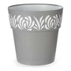 Bikuva.lt Vazonas OPERA GAIA su vand. rez. 11,8 L D30xH29 cm pilka sp. 88601 STEFANPLAST