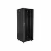 LANBERG FF01-6632-12B-kpl laisvai pastatomas stovas 19 išmontuotas plokščias paketas 32U/600x600mm juodas