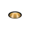 Paulmann Cole Coin įmontuotas šviestuvas 3 krypčių pritemdomas LED 3x6,5W 2700K 230V Juodas/Auksinis kilimėlis/Plastikas