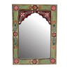 Home Decor Multicolorinis medinis MDF sieninis veidrodis (41 x 2 x 56 cm)