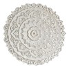 DKD Home Decor sienų dekoracija, balta mandala, MDF mediena, 90 x 2 x 90 cm