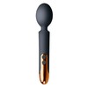 Rocks-Off Oriel Rechargeable Massage Wand Flexible Atsparus vandeniui Juodas