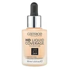 "Catrice Hd Liquid Coverage Foundation" makiažo pagrindas, išliekantis iki 24 val. 046 Camel rusvai gelsvas 30ml