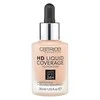 "Catrice Hd Liquid Coverage Foundation" makiažo pagrindas, išliekantis iki 24 val. 046 Camel rusvai gelsvas 30ml