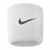 Nike Football Riešinės sportui Nike Swoosh baltos 2vnt. NN04101
