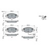 BOSCH stabdžių trinkelių rinkinys 0986494660 1J0411314AC