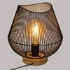 Atmosphera Table lamp JENA loft style, juodas, 28 cm