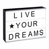 Atmosphera Light box with inscriptions, neon lamp, standing lamp, neon lamp for room, baltas lamp, designer lamp, decorative lamp