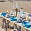 Vakarienės rinkinys 6 žmonėms Diwali Light Turquoise 19 dalių LUMINARC