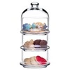 Konteineris / Stiklainis stiklinis 3 lygiai Villa Patisserie 26,1 cm PASABAHCE