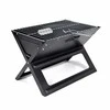 Bigbuy Bbq BBQ Nešiojamas anglinis grilis 46x30 cm