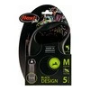 Flexi Black Design L pavadėlis šunims iki 50kg juostinis 5m juodos spalvos