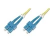 Assmann Electronic DIGITUS LWL patchable SC/SC 09/125um 2m singlemode Duplex be halogenų su geltonu protokolu