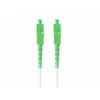 LANBERG šviesolaidinis patchcord SM SC/APC-SC/APC simplex 10m LSZH g657a2 3.0mm baltas