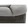 Fotelis Suoliukas DKD Home Decor, pilkas